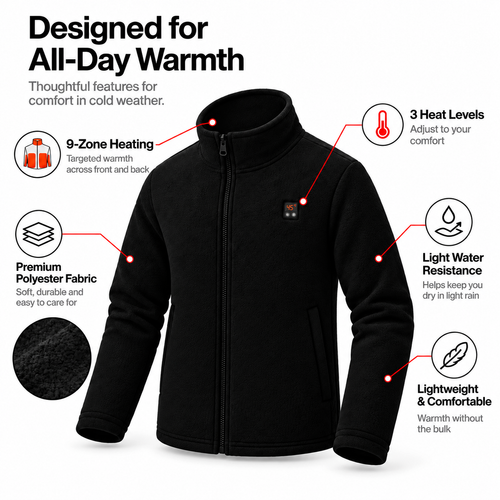 MEN'S HEATED FLEECE JACKET