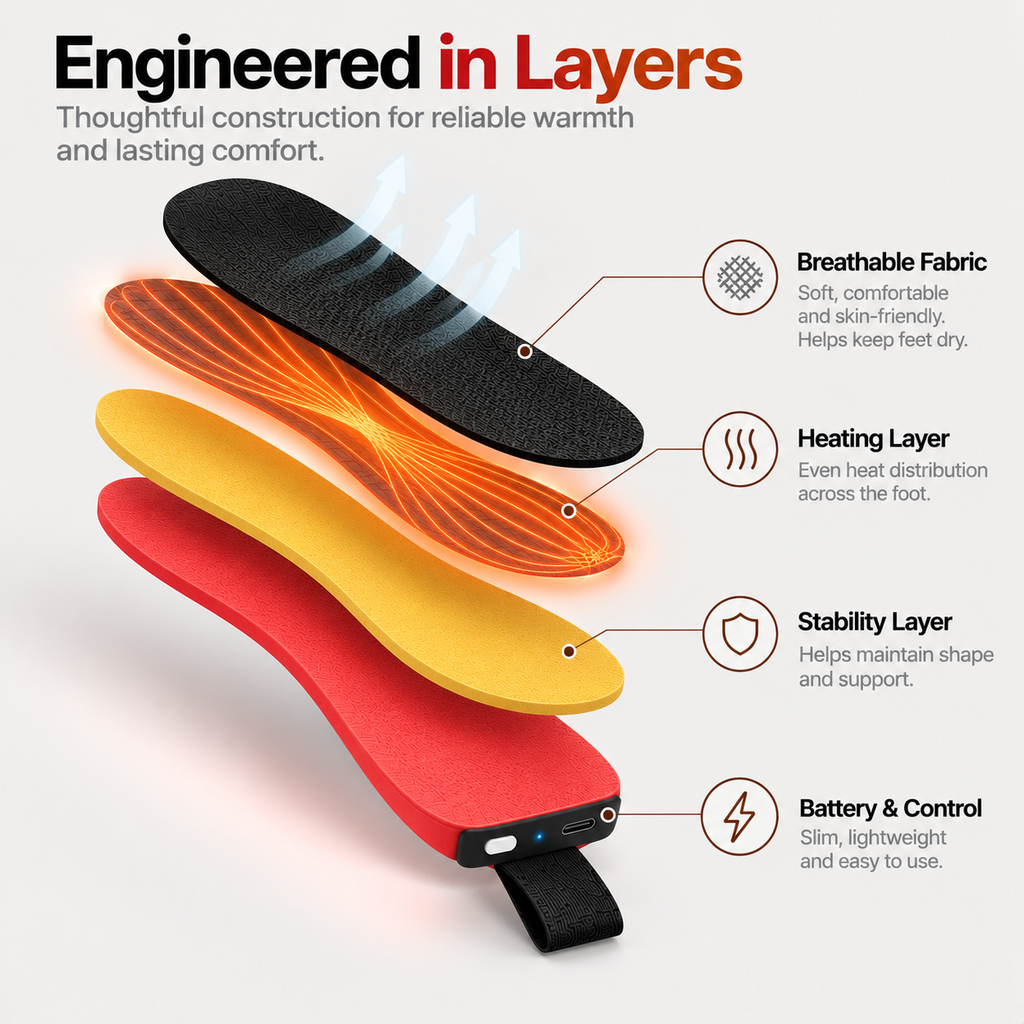 Premium Wireless Heated Insoles